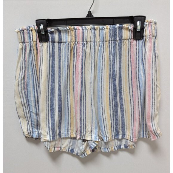 polly & esther Multicolor Striped Sleepwear Shorts - Picture 1 of 2